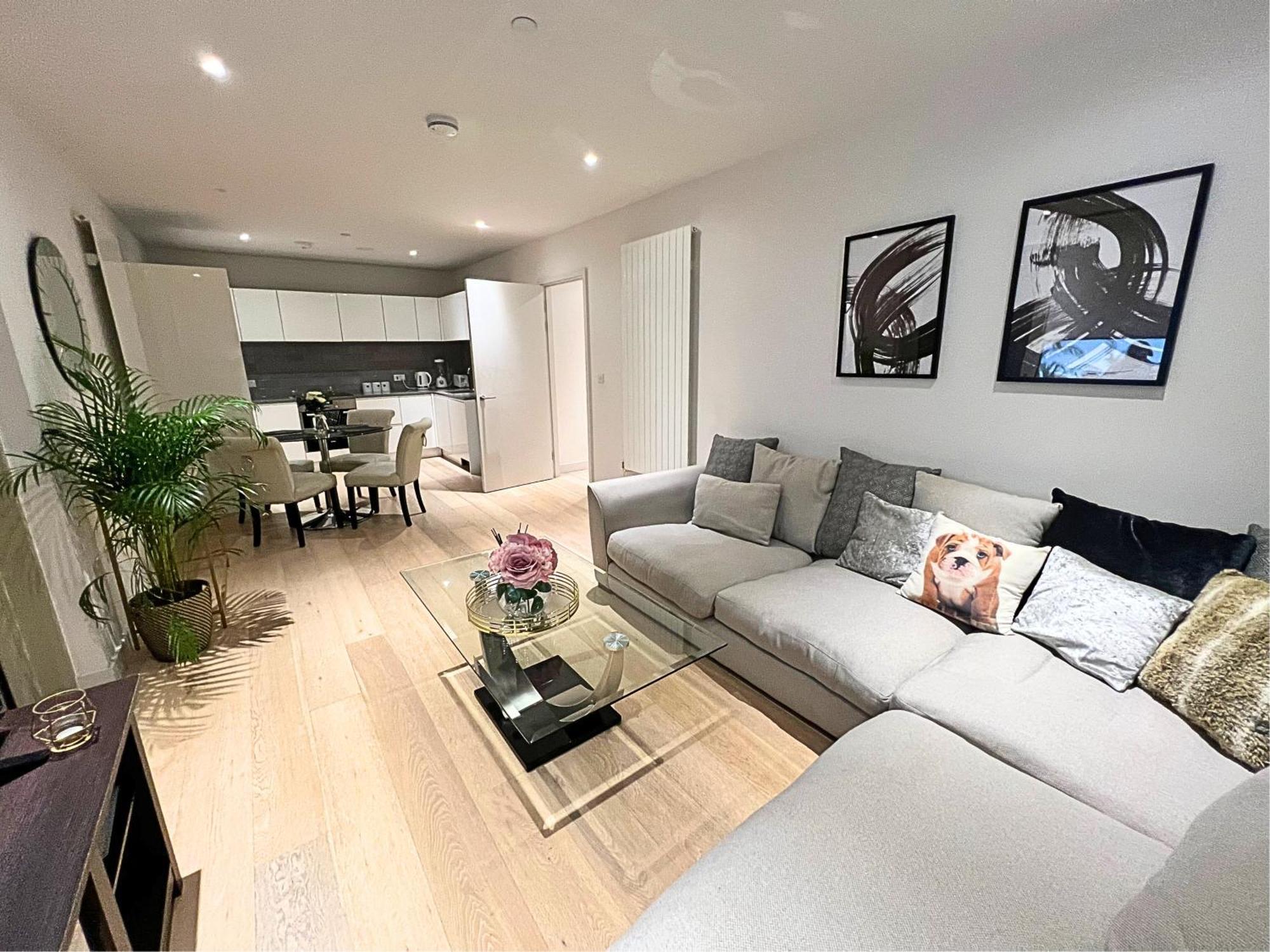 Stylish Apartment Docklands London Bagian luar foto